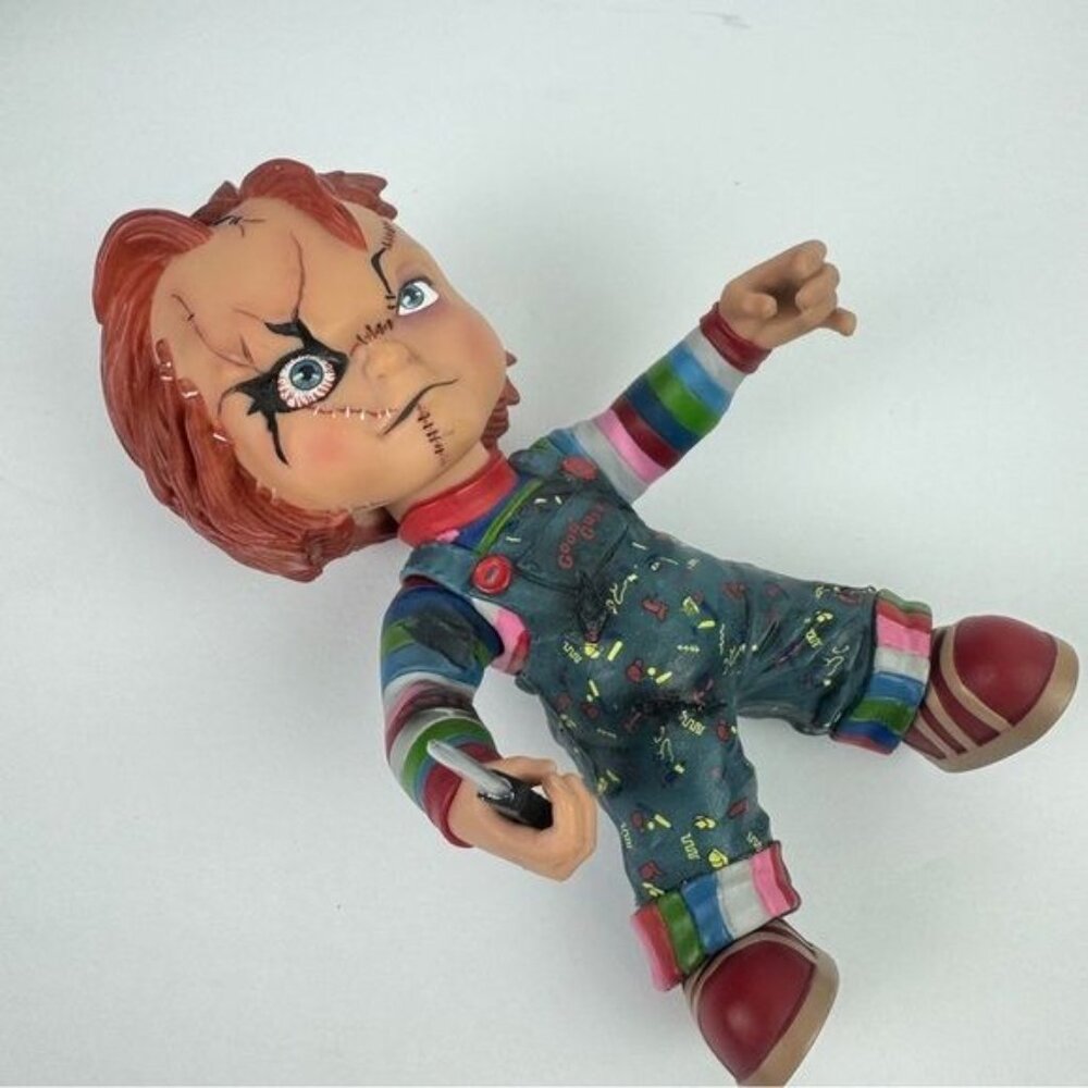 Chucky Good Guys Doll With Knife Horror Halloween Toy Collectible Action Figure - Picture 9 of 9